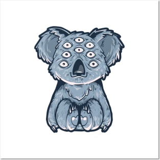 Cute koala horror Posters and Art